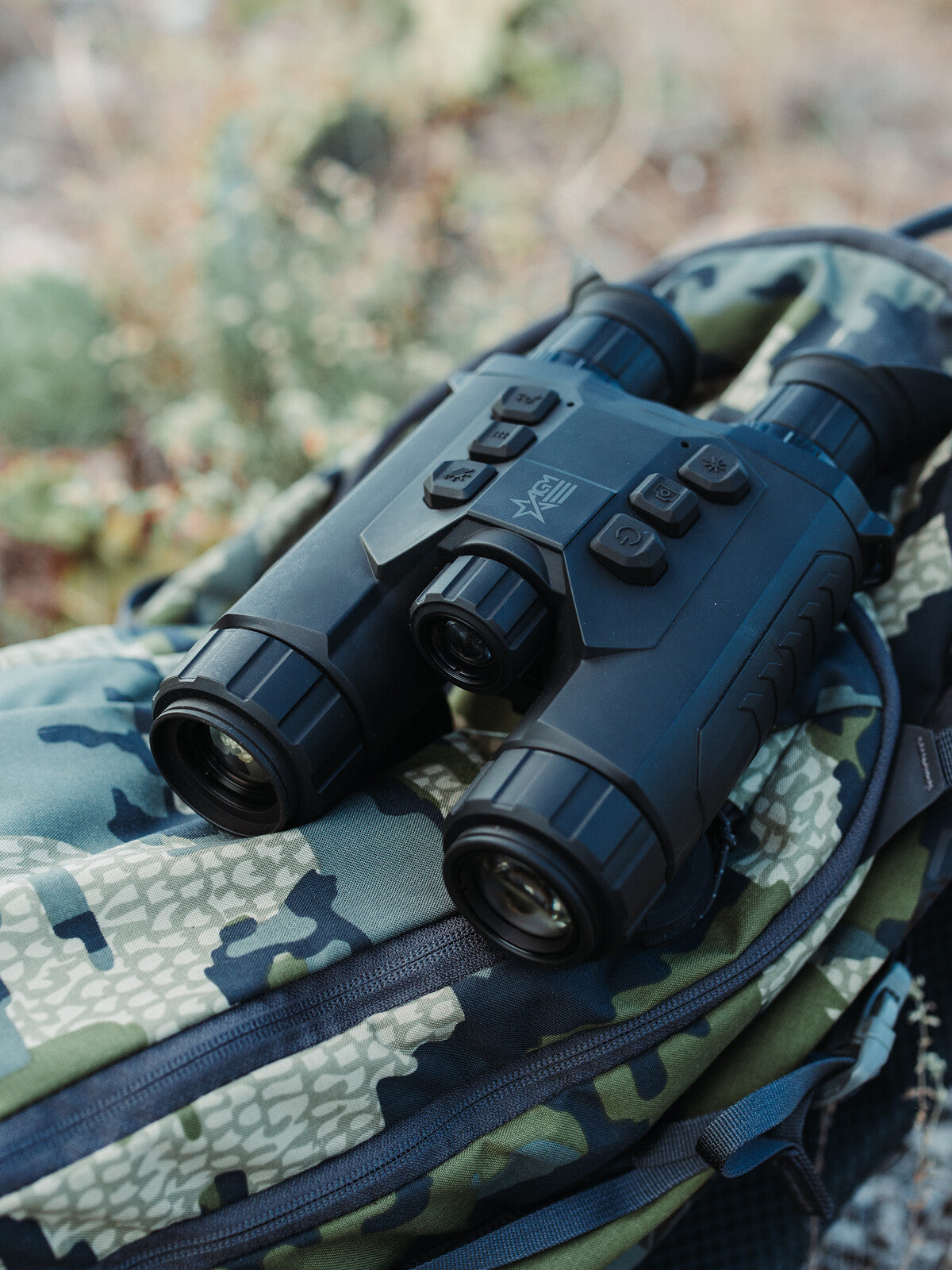 AGM ObservIR LRF 35-640 thermal binocular, in the field