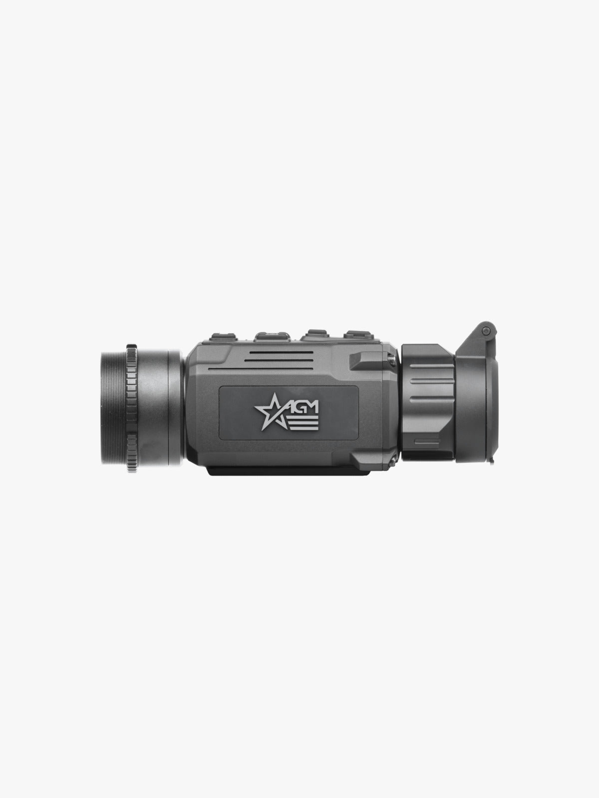 AGM Rattler-C V2 35-384 thermal clip-on, side profile, logo side