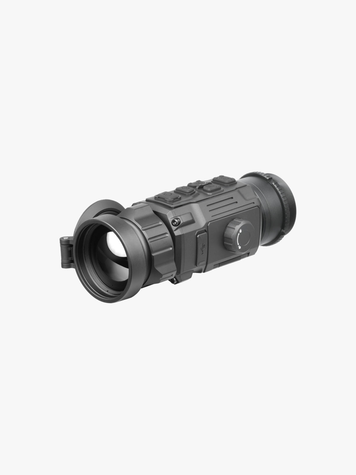 AGM Rattler-C V2 50-640 thermal clip-on, three-quarter view