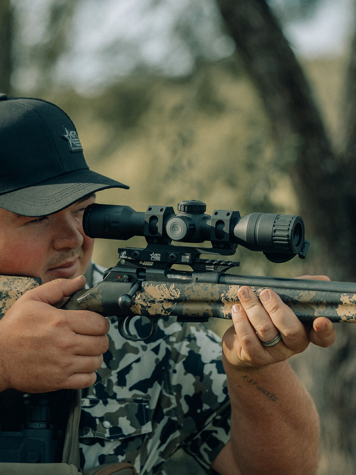 AGM Spectrum 4K Mini digital day and night riflescope, in the field