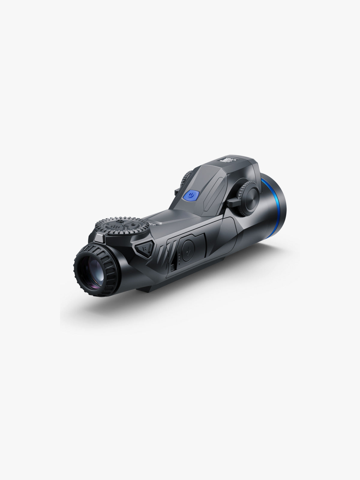 Pulsar Trail 3 LRF XQ50 thermal riflescope, three-quarter view from the eyepiece side