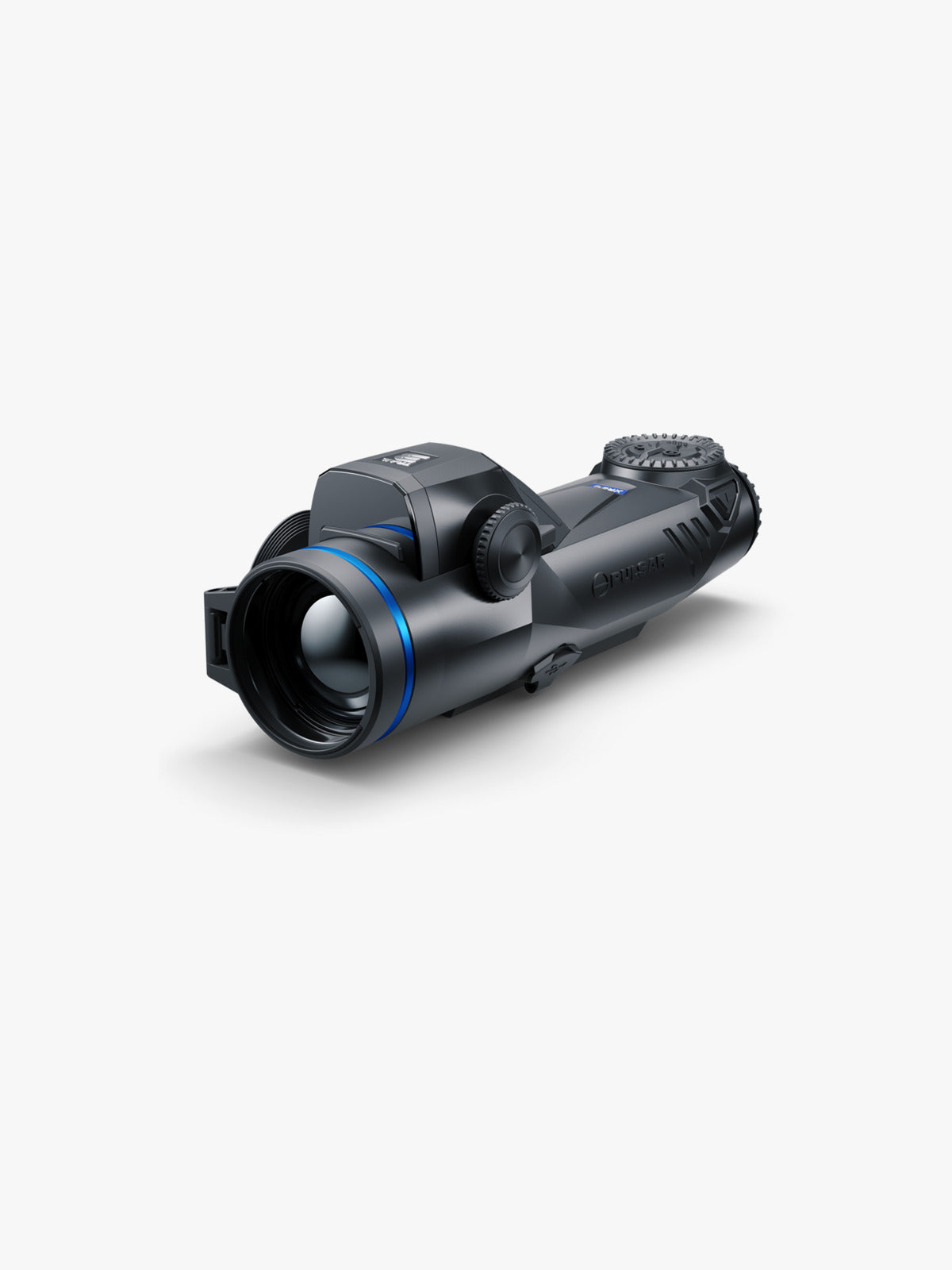 Pulsar Trail 3 LRF XR50 thermal riflescope with laser rangefinder, three-quarter view