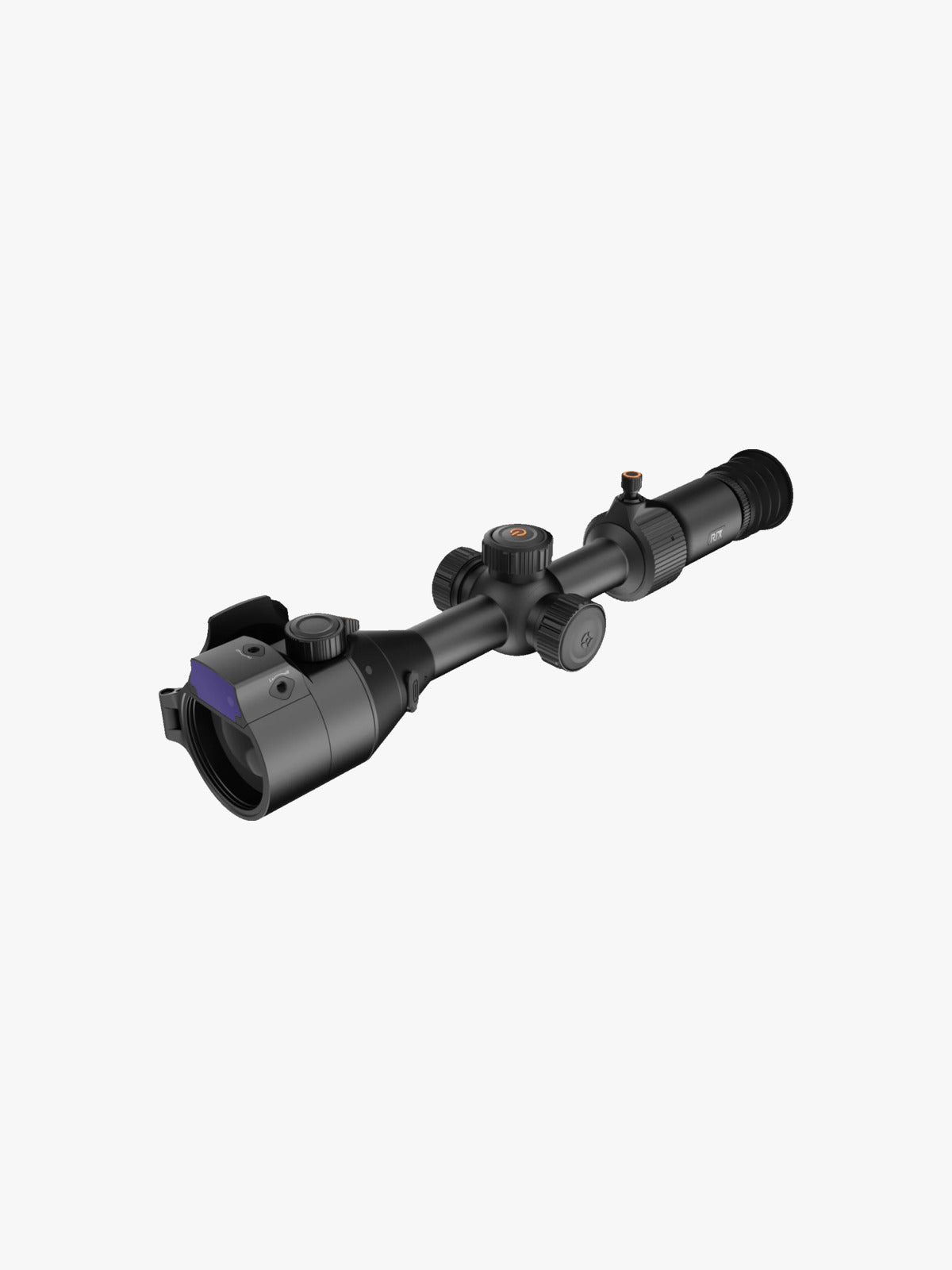RIX LPR L6R 640x512 thermal riflescope with 3-9x optical zoom and laser rangefinder, three-quarter view