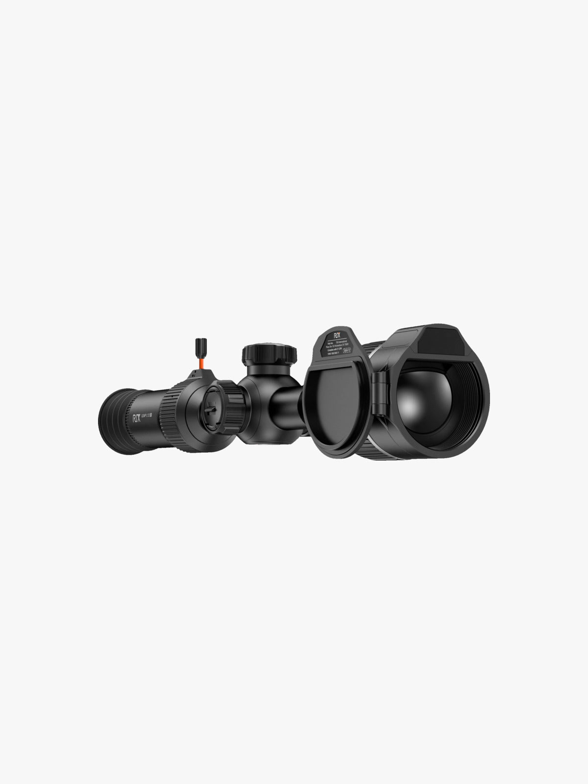 RIX Leap L12R objective lens end with rangefinder