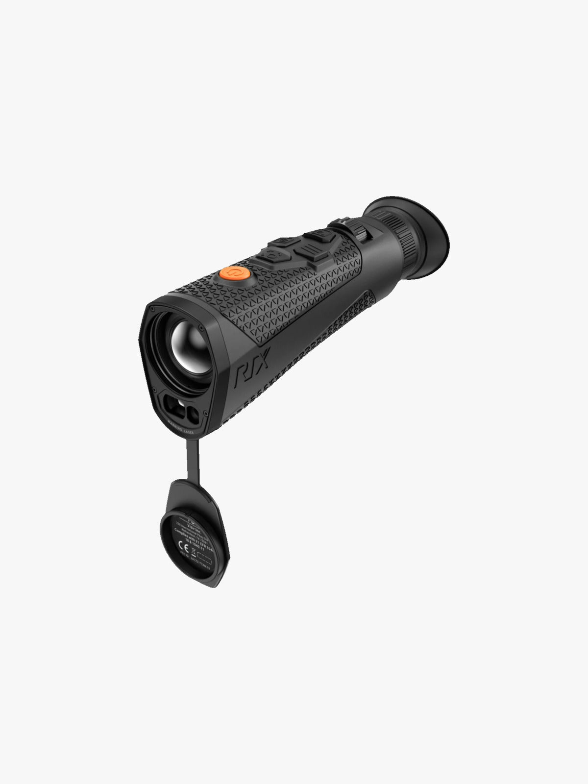 RIX TITAN T6 640x480 handheld thermal monocular with laser rangefinder, three-quarter view