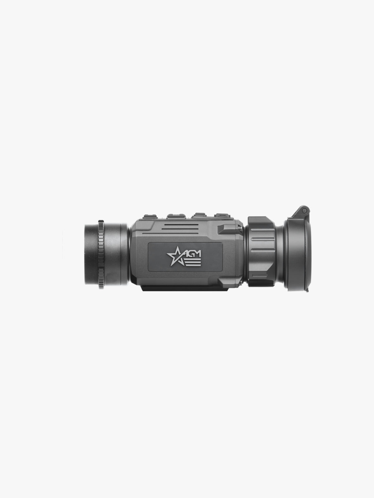 AGM Rattler-C V2 50-640 thermal clip-on, side profile, logo side