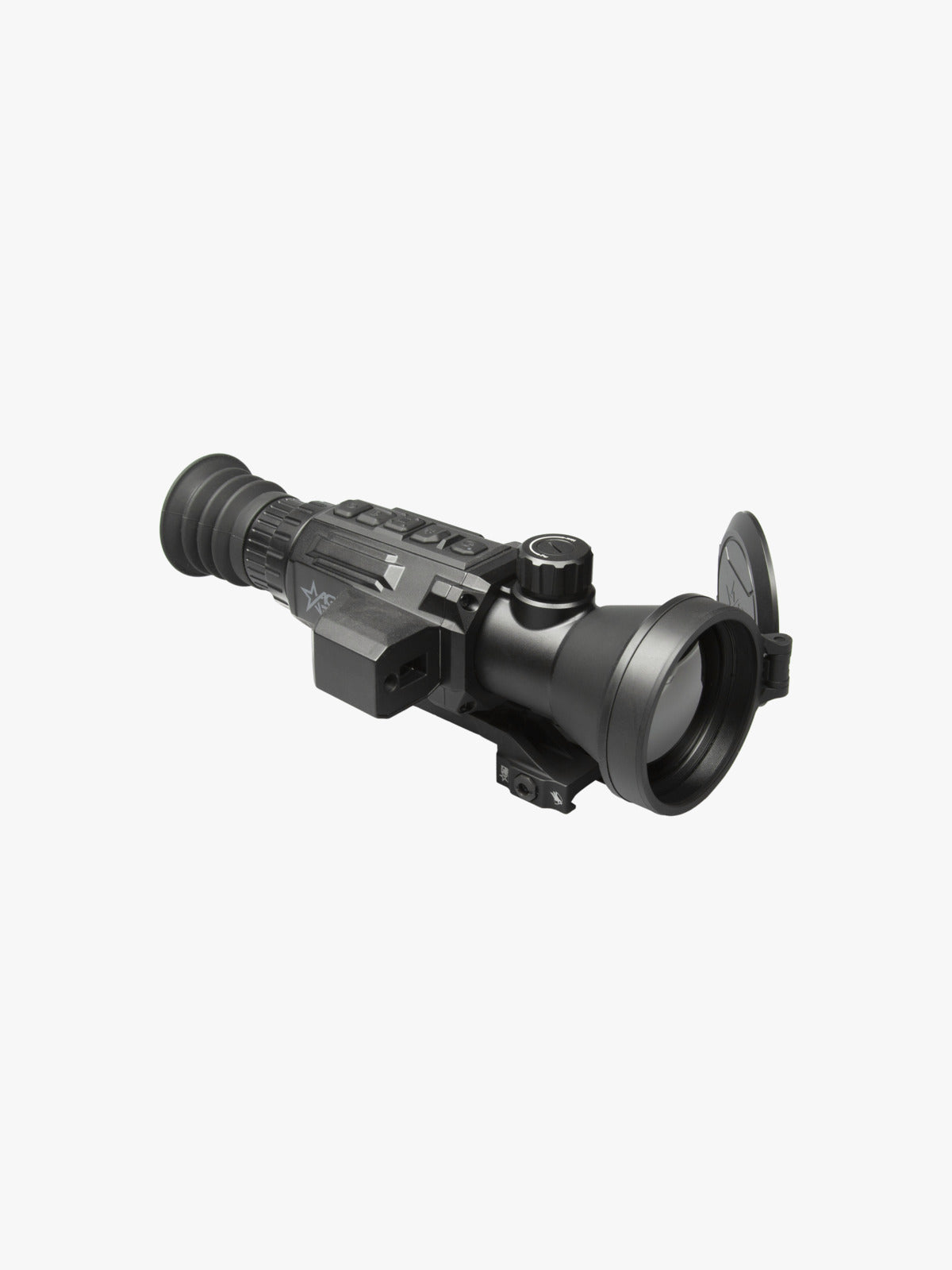 AGM Secutor LRF 75-640 thermal riflescope, three-quarter view, opposite side