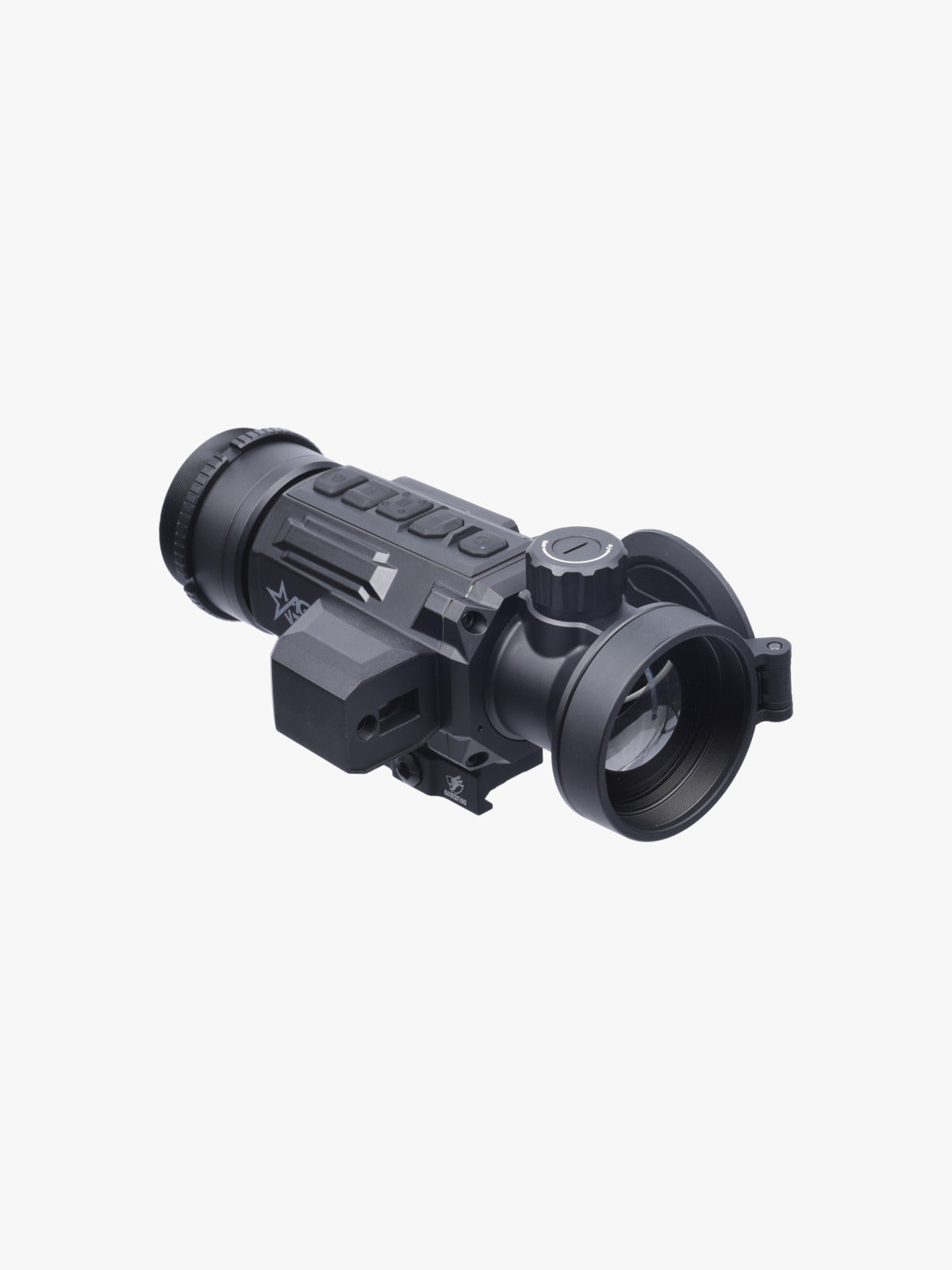 AGM Secutor LRF-C 50-640 thermal clip-on with laser rangefinder, three-quarter view