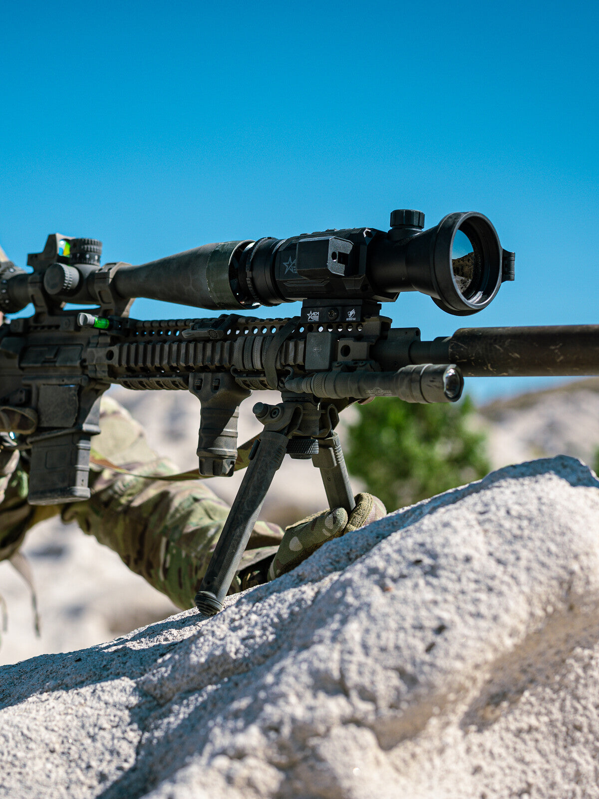 AGM Secutor LRF-C 50-640 thermal clip-on, in the field