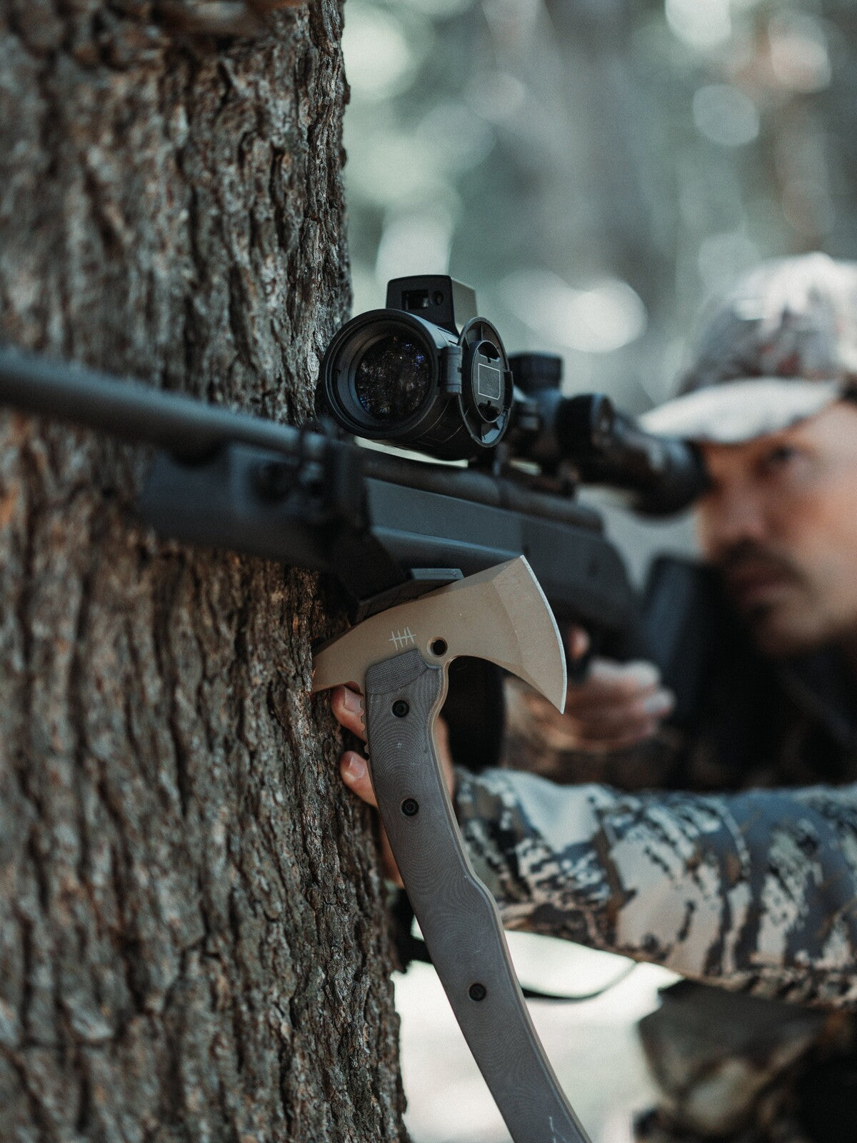 AGM Spectrum LRF 4K digital day and night riflescope, in the field