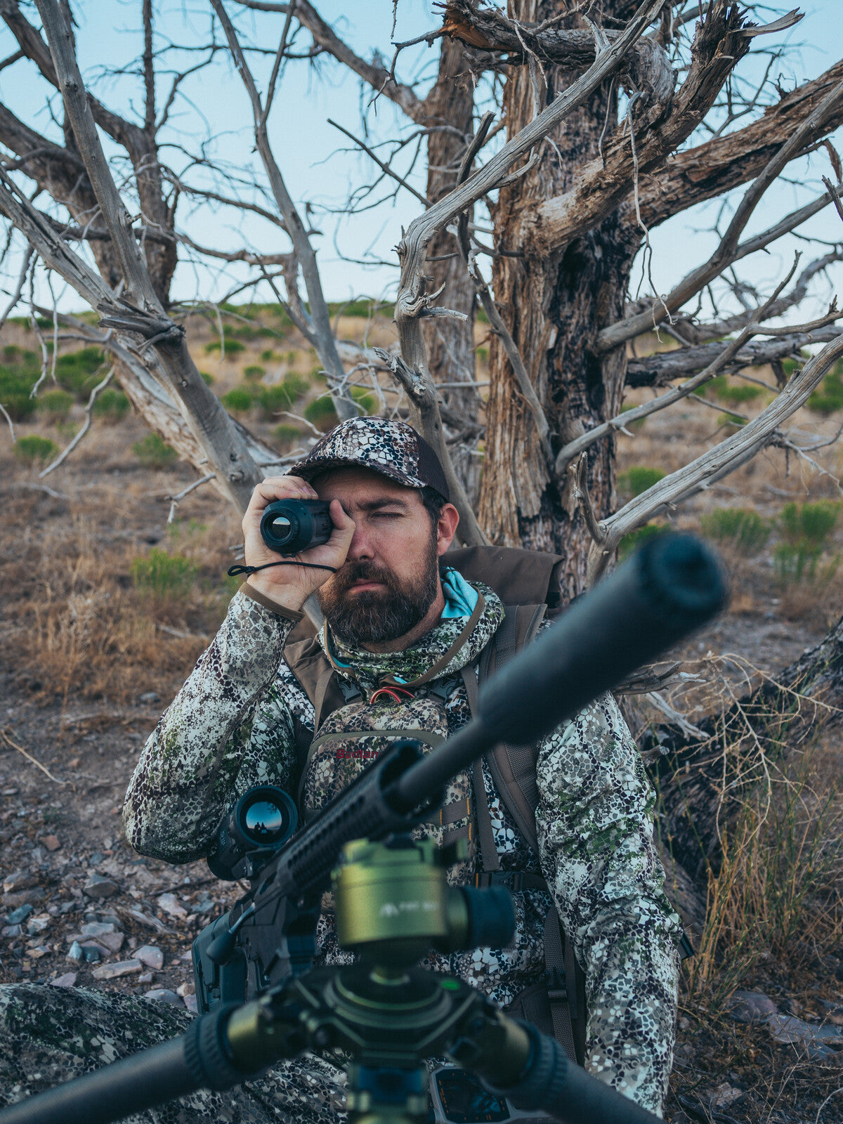 AGM TaipanV2 19-384 thermal monocular, in the field