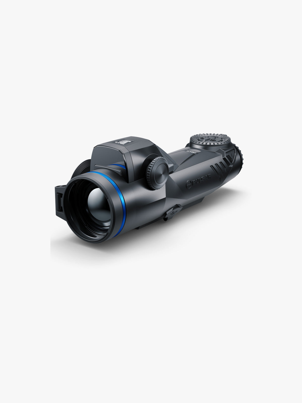Pulsar Trail 3 LRF XQ50 thermal riflescope with laser rangefinder, three-quarter view
