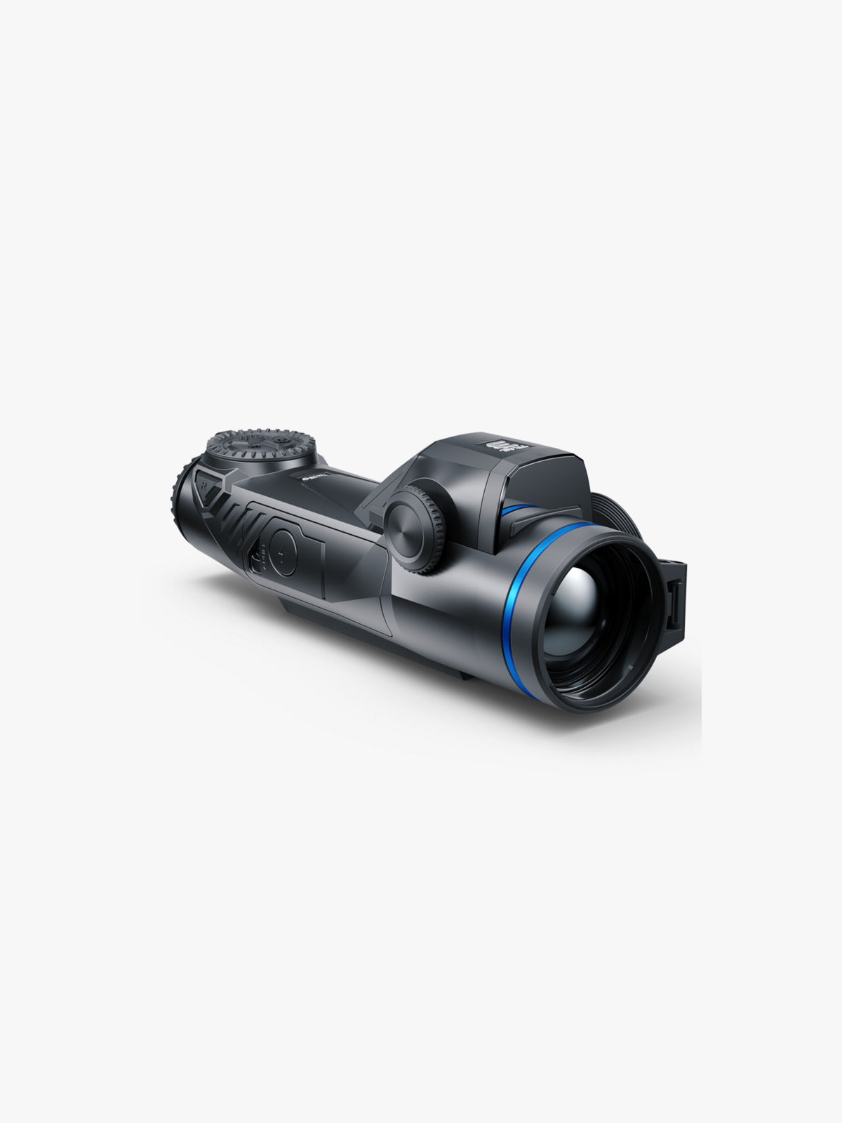 Pulsar Trail 3 LRF XQ50 thermal riflescope, three-quarter view from the right