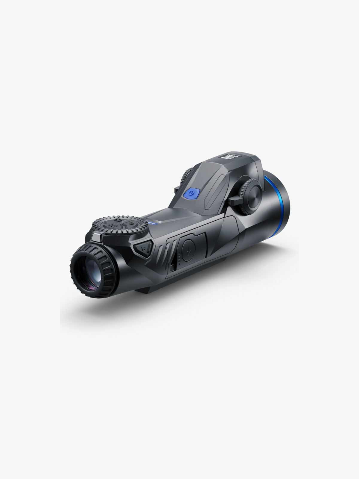 Pulsar Trail 3 LRF XR50 thermal riflescope, three-quarter view from the eyepiece side