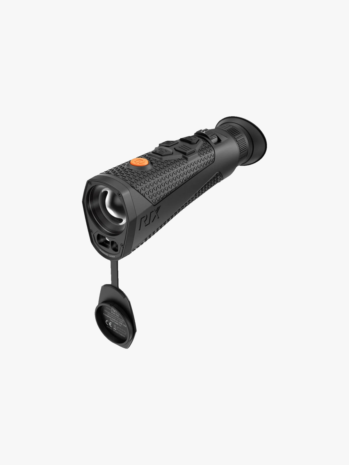 RIX TITAN T3 384x288 handheld thermal monocular with laser rangefinder, three-quarter view